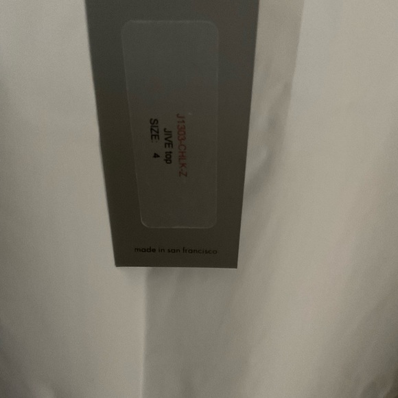 Porto Jive Top. Size 4 / M. Light blue NWT - Picture 4 of 7